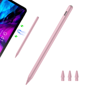 JAMJAKE 아이패드 호환 스타일러스 펜슬 스마트 터치펜 초미세 펜촉 2가지 충전 방식 자석 충전 + USB-C 충전 P10