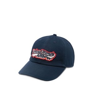 메종키츠네 X 오트리 로고 아플리케 캡 모자