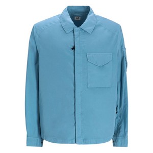 C.P.컴퍼니 포켓 클로저 셔츠 재킷, 블루계열, Standard L(KR 105)