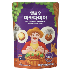 나혼자 까먹는 헬로우마카다미아 호주 통마카다미아 껍질마카다미아 견과류 드라이, 115g, 1개