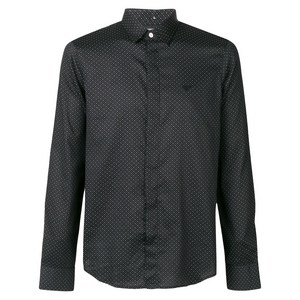 엠포리오아르마니 폴카 도트 셔츠