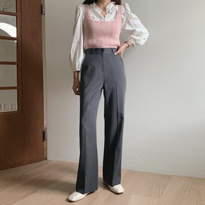 [니썸] [MADE/기장선택] 일자핏 롱 레그 슬랙스 3color/굿포유일자슬랙스