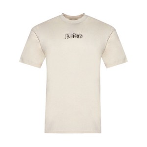 버버리 로고 아플리케 코튼 티셔츠