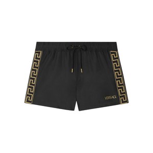 베르사체 그레카 드로스트링 스윔 쇼츠, 블랙계열, Numeric 4(KR 100)