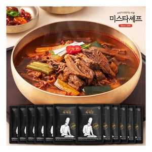 미스타셰프 육개장 600g 12팩, 12개