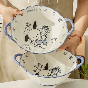 Tiger Pavilion 세라믹 원형 양수 접시