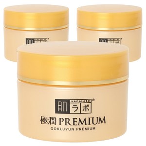 Hadalabo 하다라보 고쿠준 프리미엄 히알루론 크림, 50g, 3개