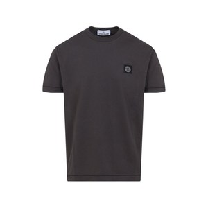 스톤 아일랜드 2100027 로고 패치 티셔츠, 그레이계열, Standard S(KR 90)