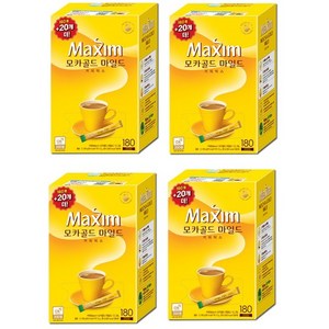 맥심 모카골드 마일드 커피믹스 180개입 4박스, 12g, 4개