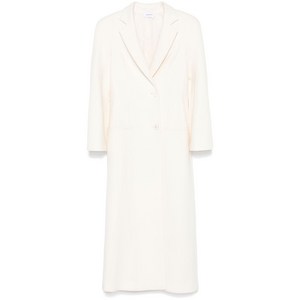 알렉산더맥퀸 몰디드 숄더 더블 브레스티드 코트