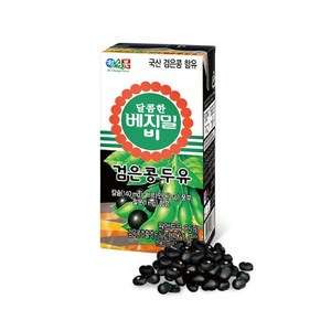 정식품 달콤한 베지밀 비 검은콩두유(80팩), 190ml, 80개