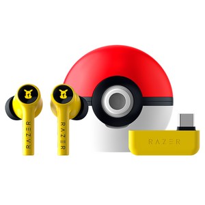 레이저 트루 와이어리스 게이밍 블루투스 이어폰 포켓몬 피카츄 에디션