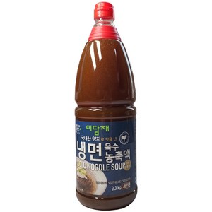 미담채 냉면육수농축액 2.3kg 46인분 막국수 김치말이국수 오이냉국 묵사발 열무국수 물회 초계탕용 식자재 업소용, 1개