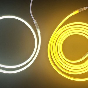 네온조명 네온플렉스 간접조명 줄네온 AC 1M 단위 LED, 웜화이트, 미터, 1개