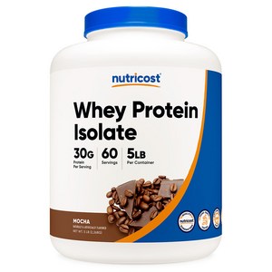 뉴트리코스트 WPI 웨이프로틴 아이솔레이트 맛있는 단백질 보충제 2268g 모카맛 1개, 2.268kg, 1개