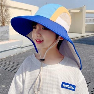 밀크봉봉 아동용 UV 와이드 플랩캡 썬햇 모자