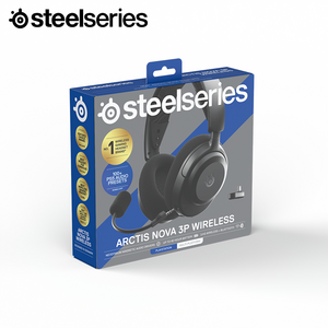 스틸시리즈 Arctis Nova 3PW 무선 게이밍 헤드셋 [Black or White or Aqua or Lavender]