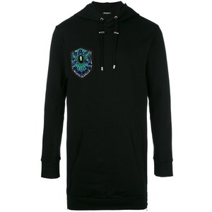 발망 사이드 집업 자수 후디, 블랙계열, Standard M(KR 105)