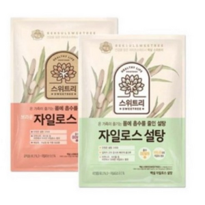 (상온)백설 브라운 자일로스설탕500gx1개+하얀 자일로스설탕500gx1개, 500g, 2개