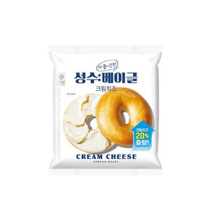 성수베이글 크림치즈, 3개, 160g