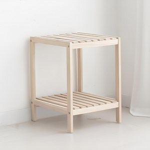 올리빙 원목 협탁 테이블 선반