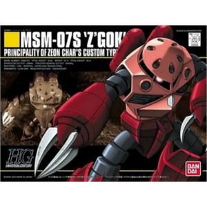 반다이 HGUC019 1:144 Cha's Z'Gok 프라모델 MSM-07S BD100568, 1개