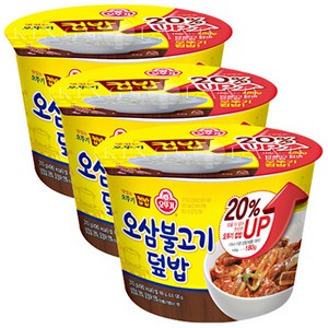 맛있는 오뚜기 컵밥 오삼불고기 덮밥, 310g, 3개