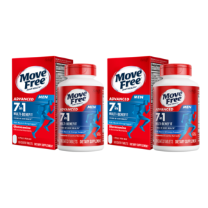 무브프리 어드밴스드 맨 7 인 1 멀티 베네핏 코팅된 타블렛, 120정, 2개