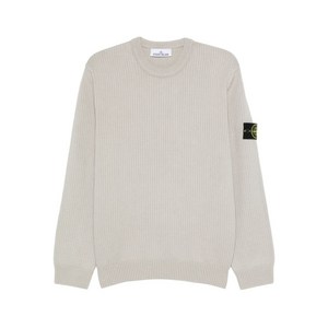 스톤 아일랜드 리브드 크루넥 스웨터, 그레이계열, Standard XL(KR 105)