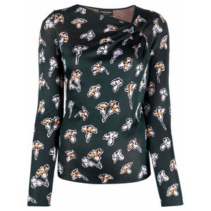 엠포리오아르마니 올오버 패턴 스웨터, 그린계열, Italy 40(KR 55)