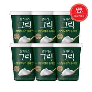 남양 불가리스 락토프리 그릭 요거트 400g 6개 냉장배송, 400g, 6개