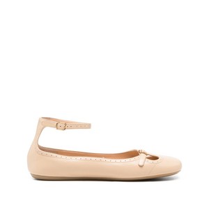 끌로에 레더 발레리나 플랫