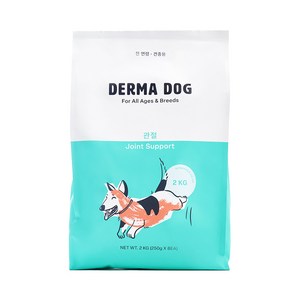 더마독 강아지 건강사료 관절 기능성 사료, 뼈/관절강화, 2kg, 1개