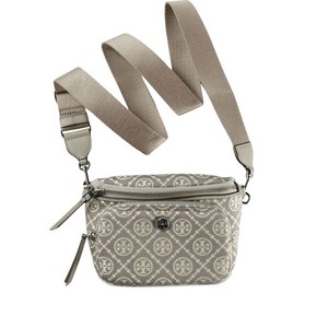 토리 버치 로고 패턴 벨트 백