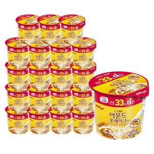 켈로그 아몬드 푸레이크 컵 시리얼, 40g, 24개