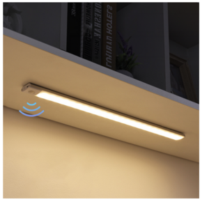 3색 밝기 조절 LED 충전 무선 현관 모션 화장실 베란다 조명 센서등 40cm, 1개