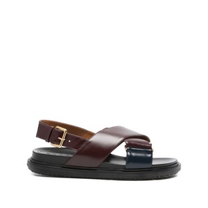 마르니 크리스 크로스 스트랩 샌들, Italy 37(KR 240), 레드계열