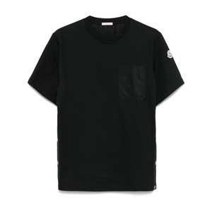 몽클레르 패치 포켓 코튼 티셔츠, 블랙계열, Standard S(KR 55)