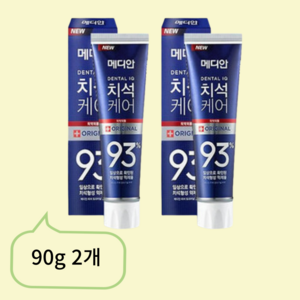 메디안 치석 케어 오리지널 치약, 180g, 4개