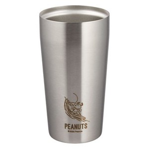 다마하시 피너츠 스누피 진공 이중보온 스테인리스 텀블러, 서핑, 450ml, 1개