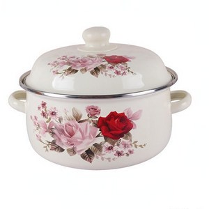 양수냄비 미니 냄비 법랑 냄비 라면 그릇, 화이트, 16cm, 1개