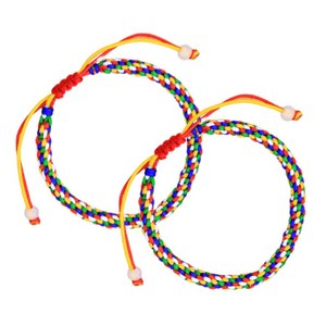 스윕스 오색실팔찌 2p 재물운 묵주