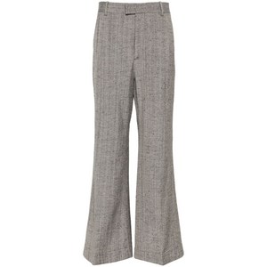 보테가 베네타 멜란지 테일러드 플레어 팬츠