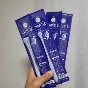 휘슬 덴티스마일 펫 칫솔, 혼합 색상, 2개