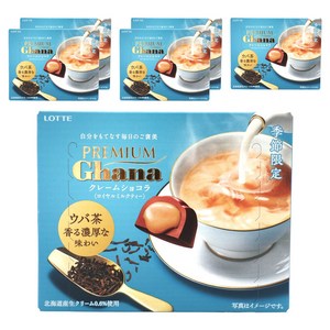 일본롯데 프리미엄 가나 크렘 쇼콜라 로열 밀크티