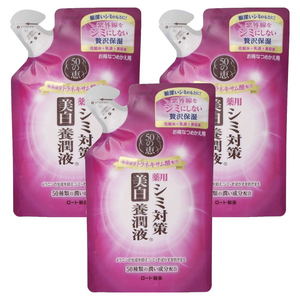 50메구미 양윤액 화이트닝 & 모이스처라이징 로션 리필용, 200ml, 3개