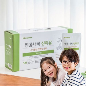 땅콩새싹 신아유 아침건강식 식물성단백질 식이섬유음료 180ml 30봉, 30개