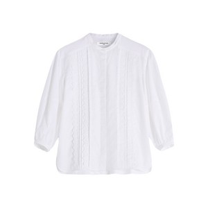 메종키츠네 자수 셔츠, 화이트계열, IT 40(KR 44)