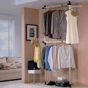 가화홈시스 2단 옷걸이팔 행거 NLB2200A2