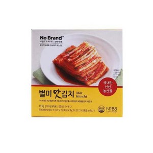 노브랜드 별미 맛김치1.9KG 종이박스포장, 1.9kg, 1개